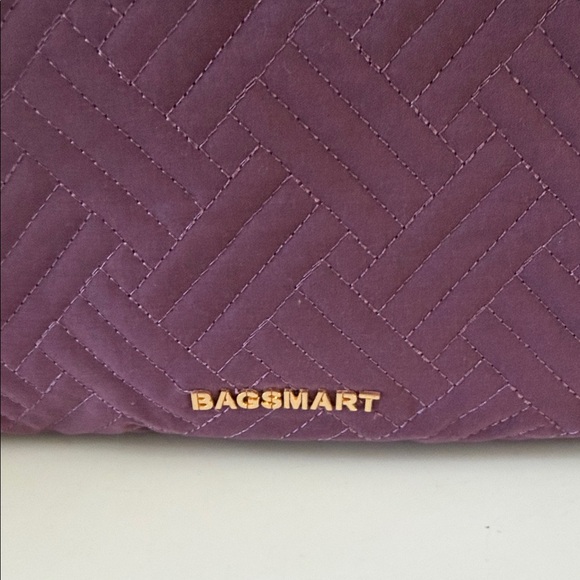 Purple Quilted Women's Bag size large - Picture 8 of 12